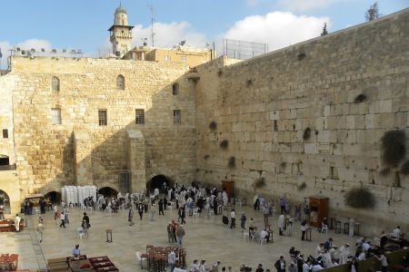 Western Wall of the Temple in Jerusalem