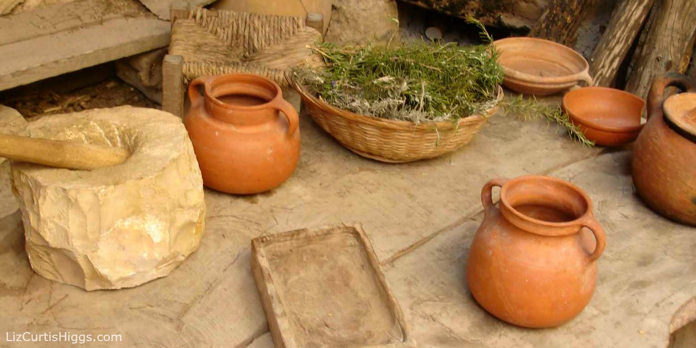 Pottery at Nazareth Village in Israel