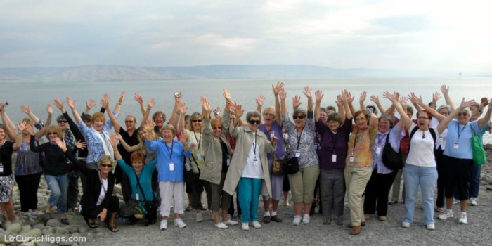 "Ta-Da!" by the Sea of Galilee 2011